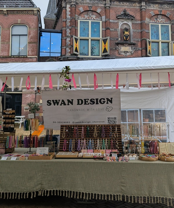 Marktkraam van Swan Design Marktkraam van Swan Design