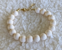 Armband Napels acryl kralen 10 mm