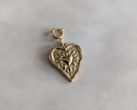 Bedel hart textuur klein goud